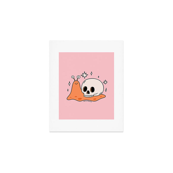 Skull Snail Art Print Gallery Image 1