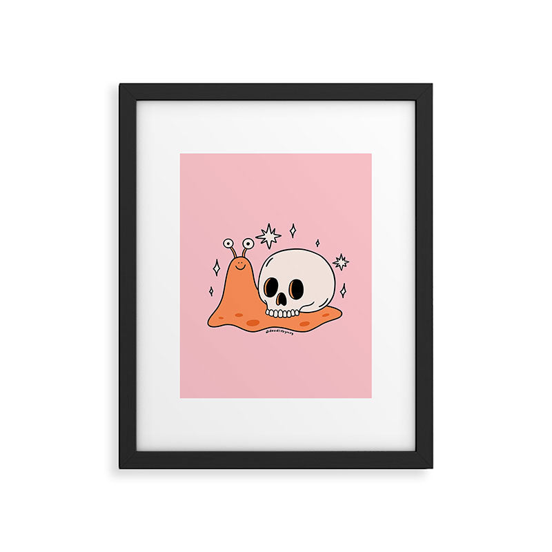 Skull Snail Framed Art Print Gallery Image 6