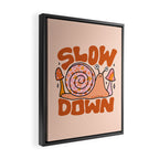 Slow Down Framed Canvas Print Gallery Image 2