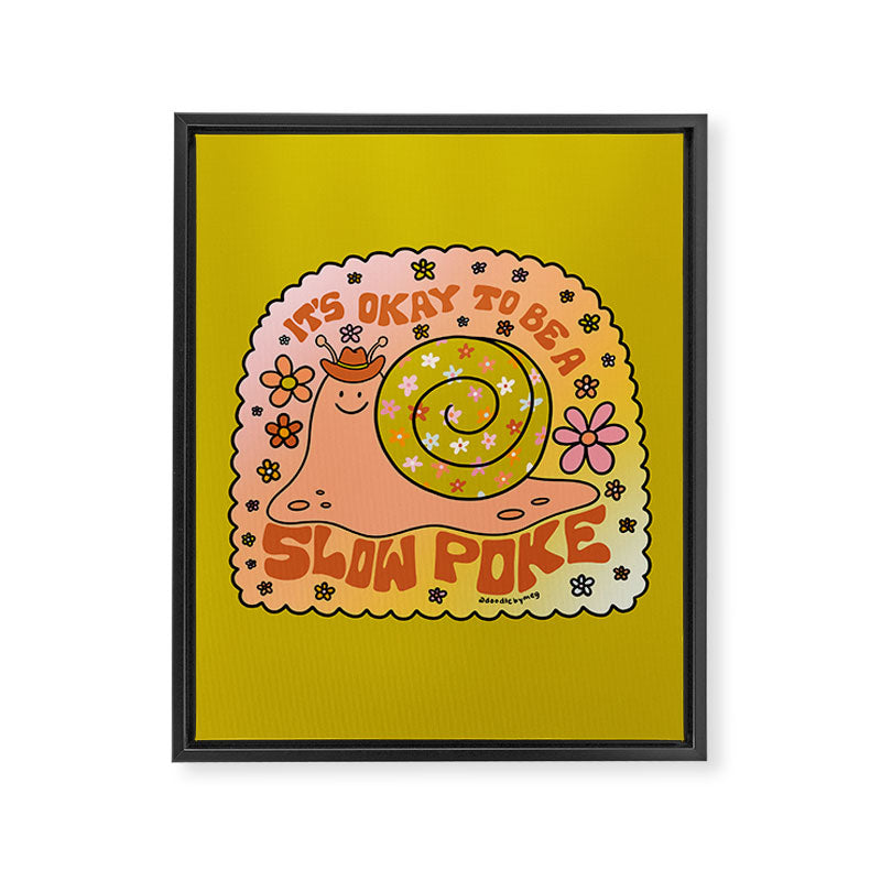 Slow Poke Framed Canvas Print Gallery Image 8