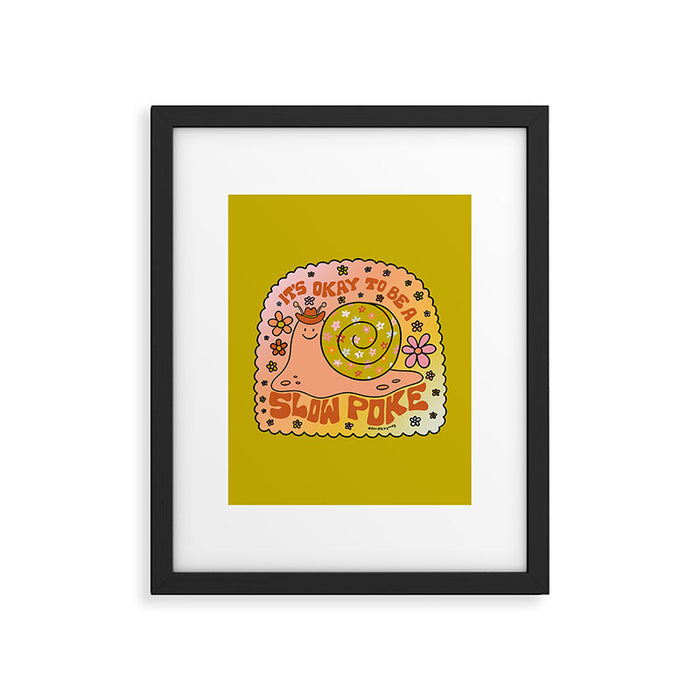 Slow Poke Framed Art Print Gallery Image 1