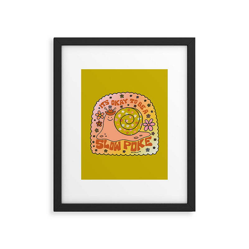 Slow Poke Framed Art Print Gallery Image 6