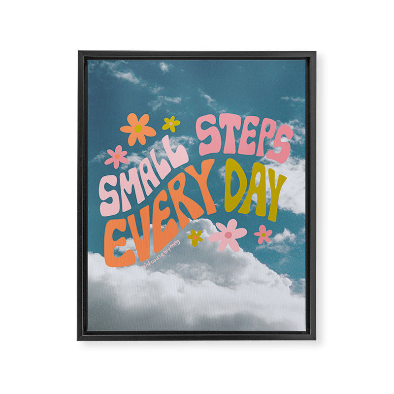 Small Steps Framed Canvas Print Gallery Image 8