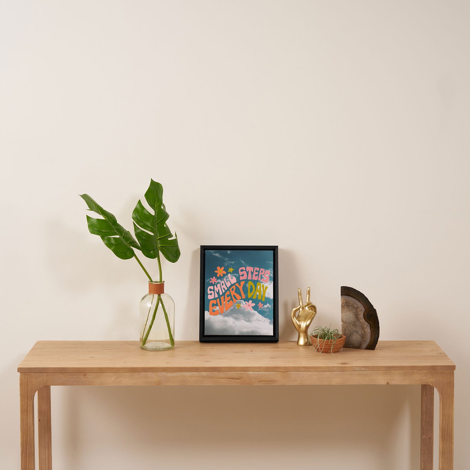 Small Steps Framed Canvas Print Gallery Image 4
