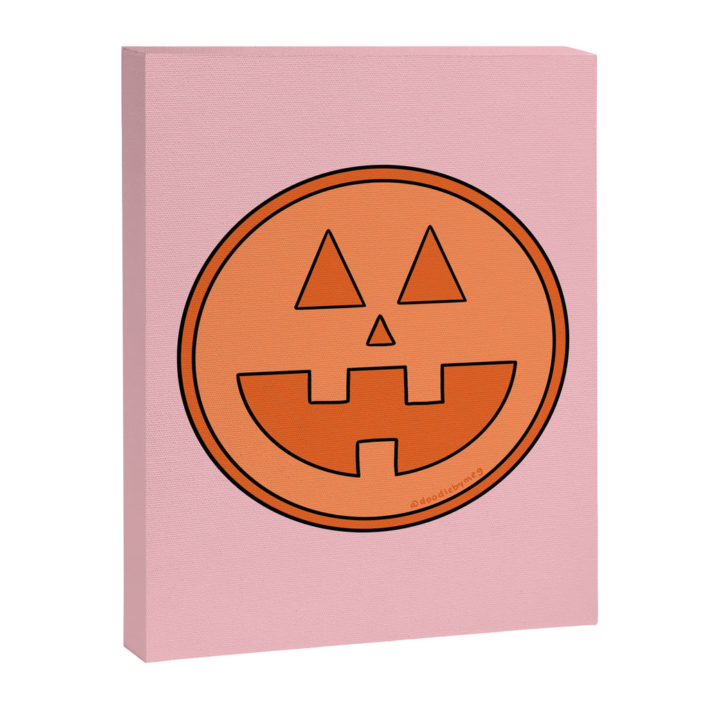 Smile Jack O Lantern Canvas Print Gallery Image 8