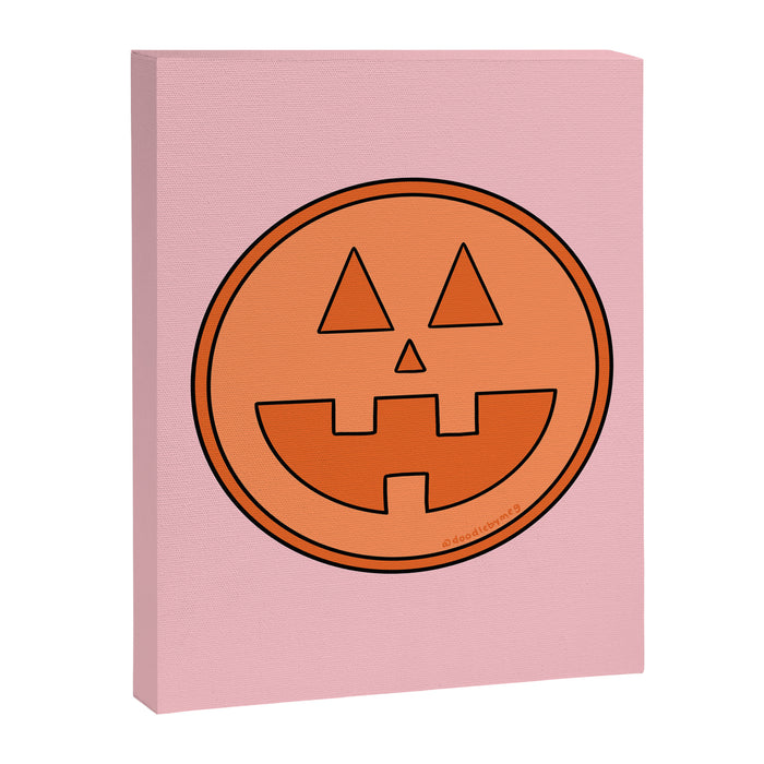 Smile Jack O Lantern Canvas Print Gallery Image 1