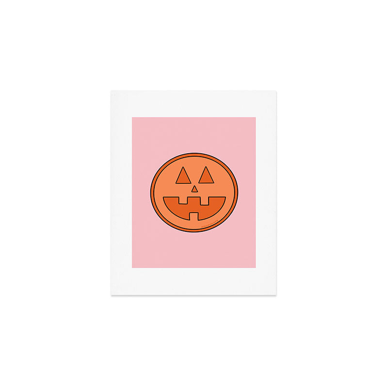 Smile Jack O Lantern Art Print Gallery Image 1