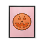Smile Jack O Lantern Framed Canvas Print Gallery Image 8