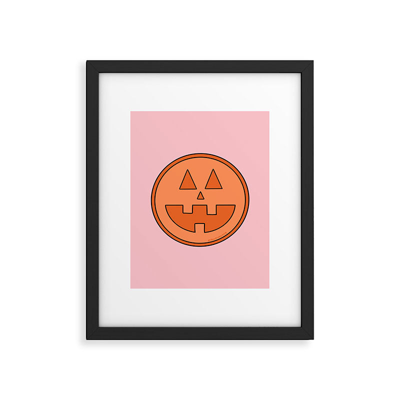 Smile Jack O Lantern Framed Art Print Gallery Image 6