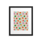 Happy Face Stamp Print Framed Art Print Gallery Image 4