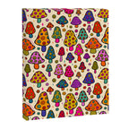 Smiley Mushrooms Print in Cream Canvas Print Gallery Image 8