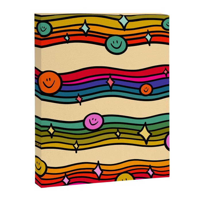Smiley Print Canvas Print Gallery Image 1