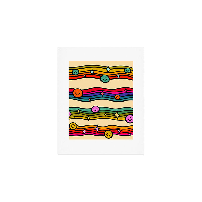 Smiley Print Art Print Gallery Image 1