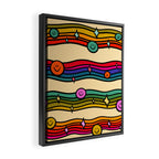 Smiley Print Framed Canvas Print Gallery Image 2