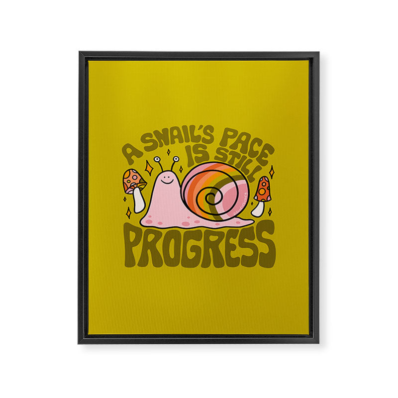Snail Pace Framed Canvas Print Gallery Image 8