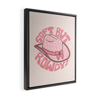Soft But Rowdy Framed Canvas Print Gallery Image 2