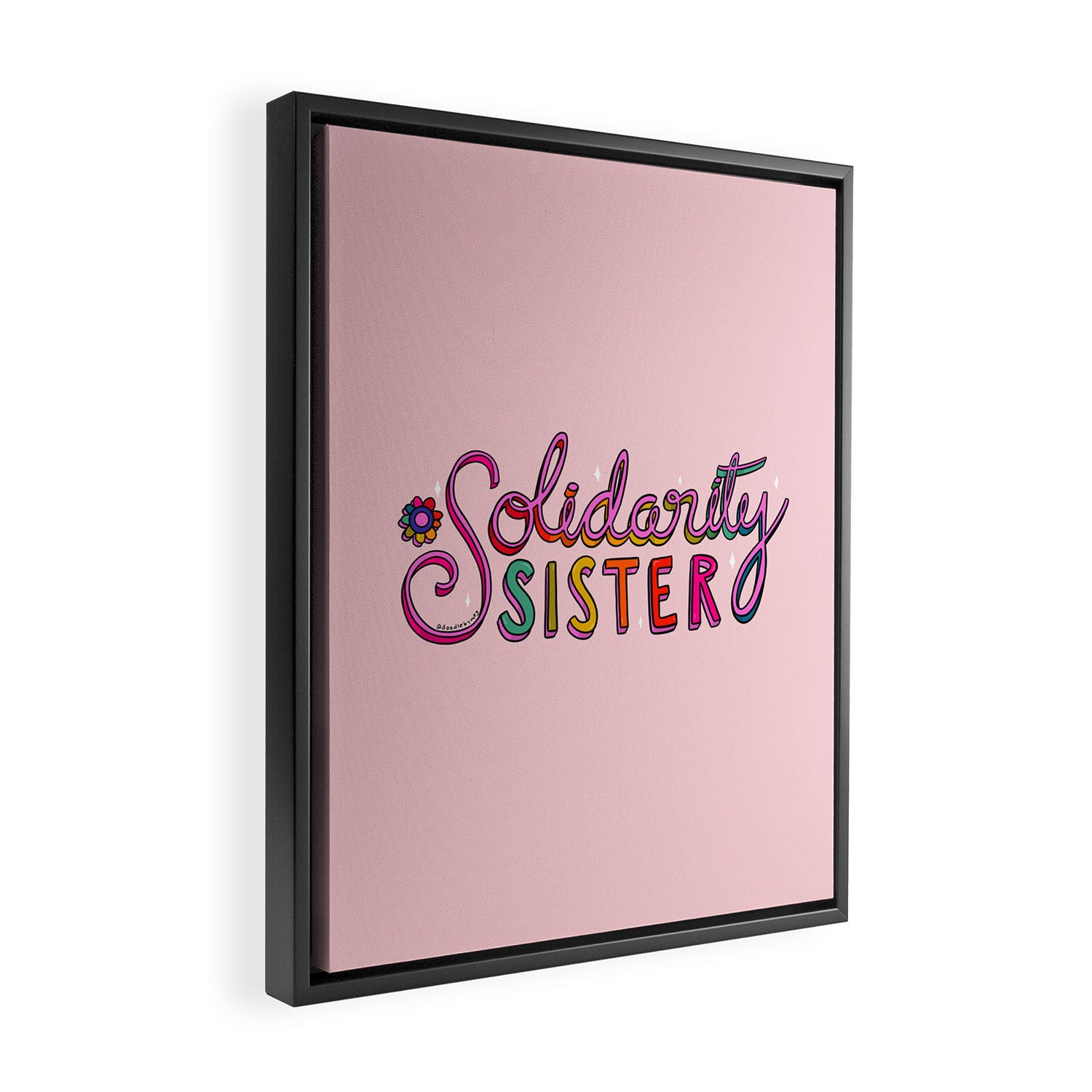 Solidarity Sister Framed Canvas Print Gallery Image 2