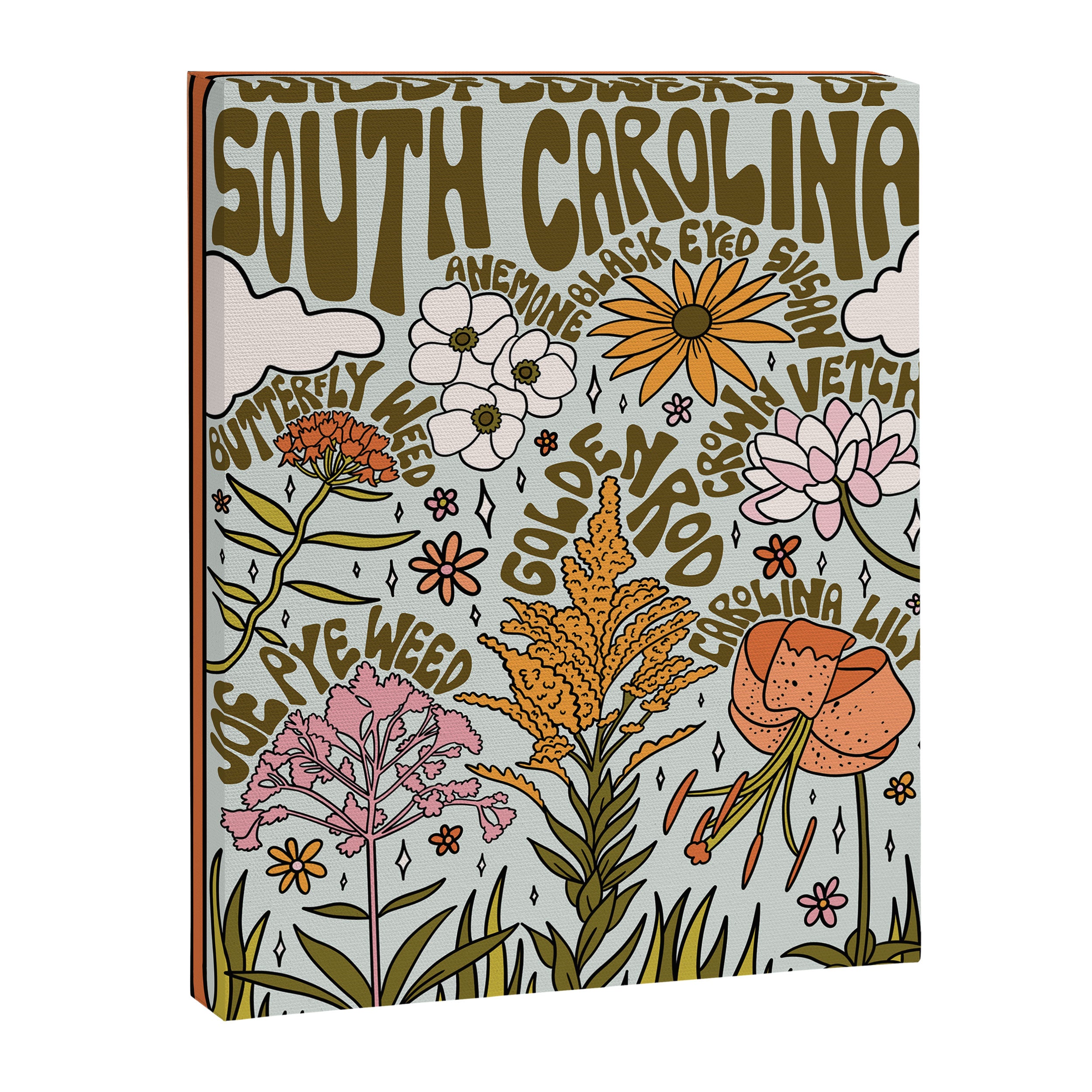 South Carolina Wildflowers Canvas Print Gallery Image 8
