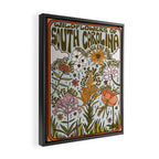 South Carolina Wildflowers Framed Canvas Print Gallery Image 2