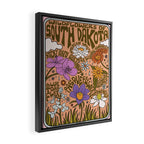 South Dakota Wildflowers Framed Canvas Print Gallery Image 2