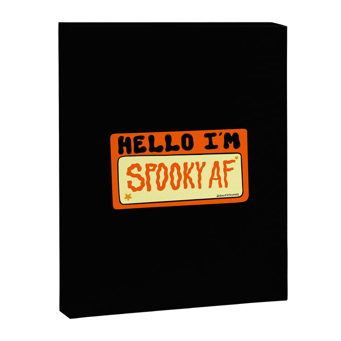 Spooky AF Canvas Print Gallery Image 1