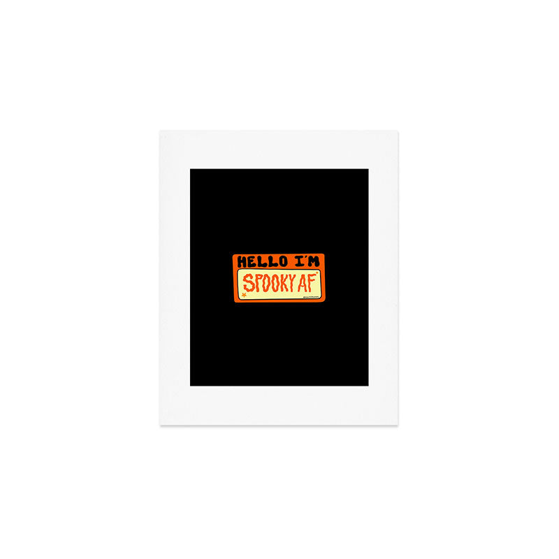 Spooky AF Art Print Gallery Image 1