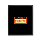 Spooky AF Framed Canvas Print Gallery Image 8