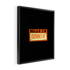 Spooky AF Framed Canvas Print Gallery Image 2