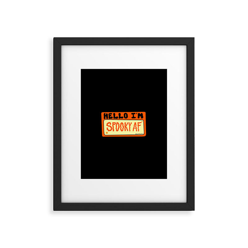 Spooky AF Framed Art Print Gallery Image 6