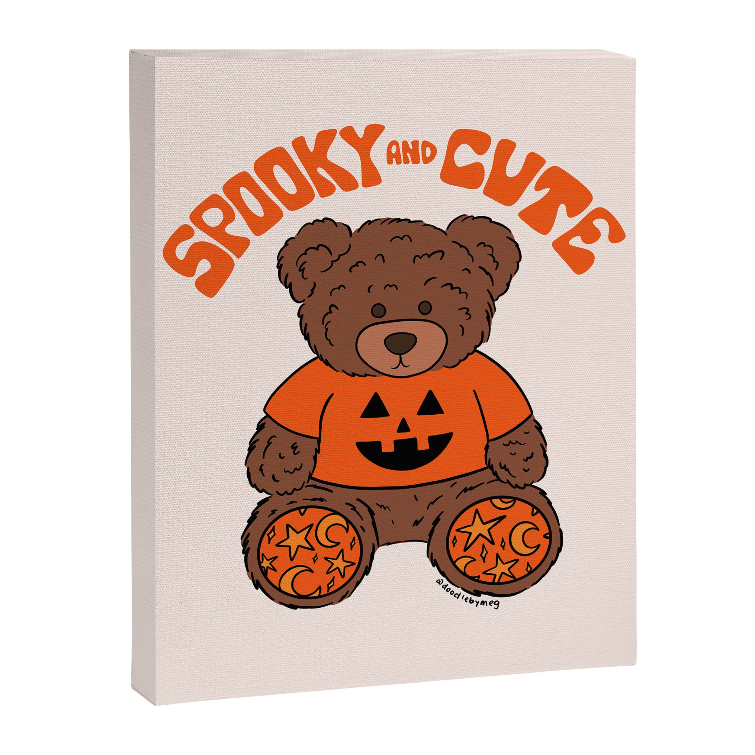 Spooky and Cute Bear Canvas Print Gallery Image 8