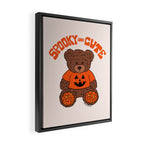 Spooky and Cute Bear Framed Canvas Print Gallery Image 2