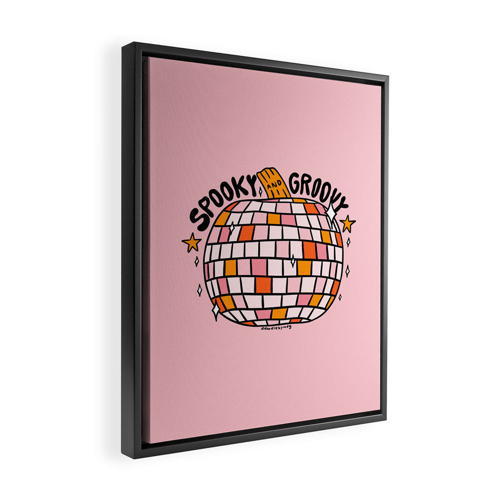 Spooky and Groovy Framed Canvas Print Gallery Image 2