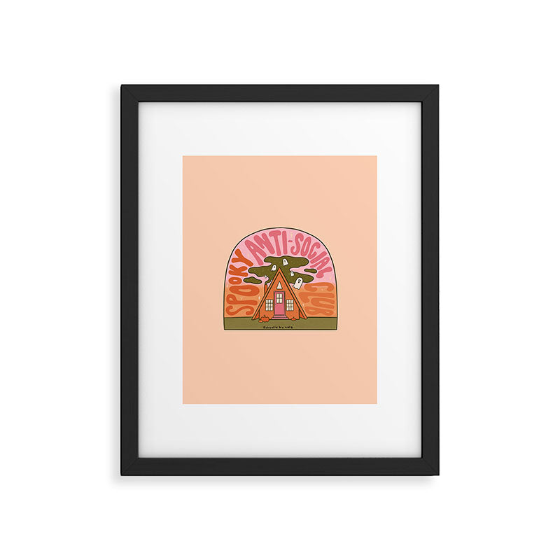 Spooky Anti-Social Club Framed Art Print Gallery Image 6