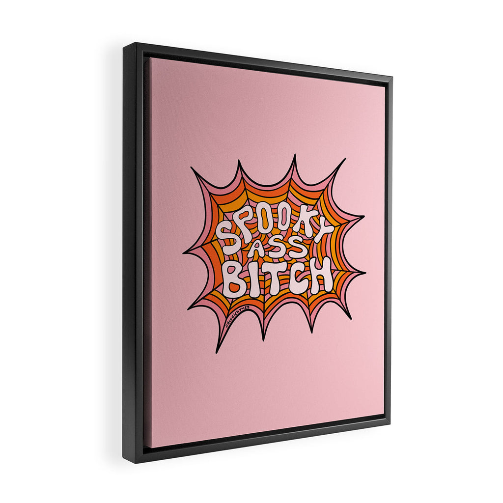 Spooky Ass Bitch Framed Canvas Print Gallery Image 2