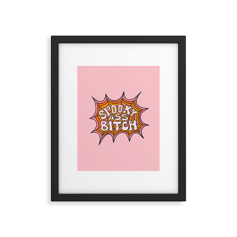 Spooky Ass Bitch Framed Art Print Gallery Image 6