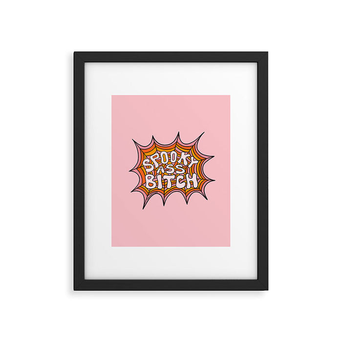 Spooky Ass Bitch Framed Art Print Gallery Image 1