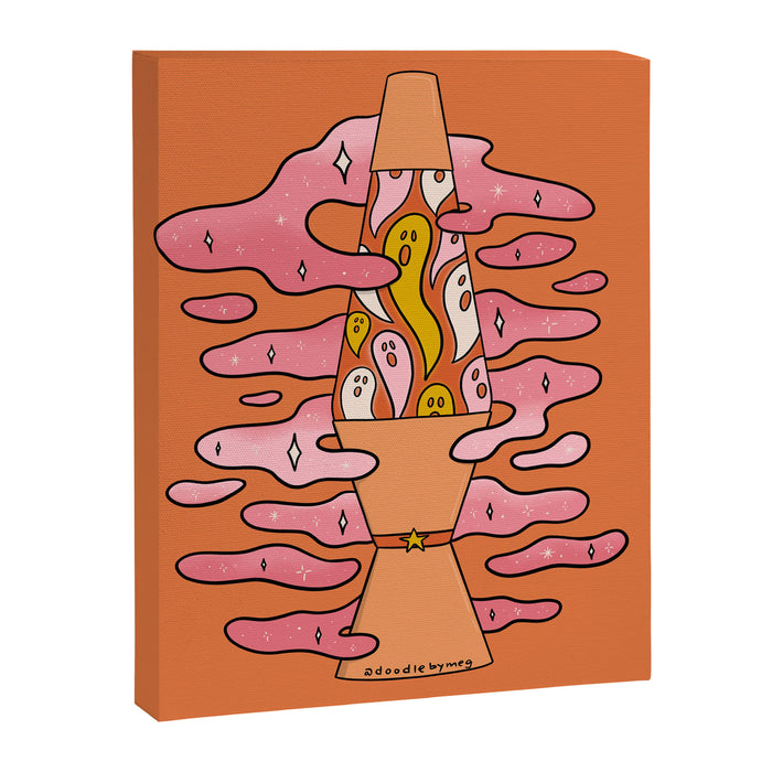 Spooky Lava Lamp Canvas Print Gallery Image 1