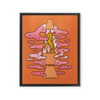 Spooky Lava Lamp Framed Canvas Print Gallery Image 8