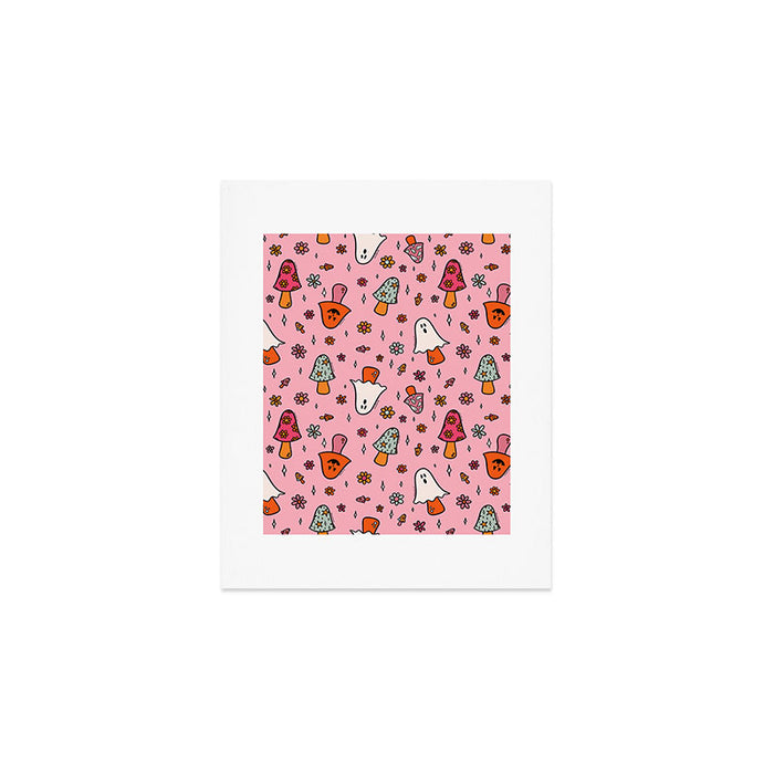 Spooky Mushroom Print Art Print Gallery Image 1