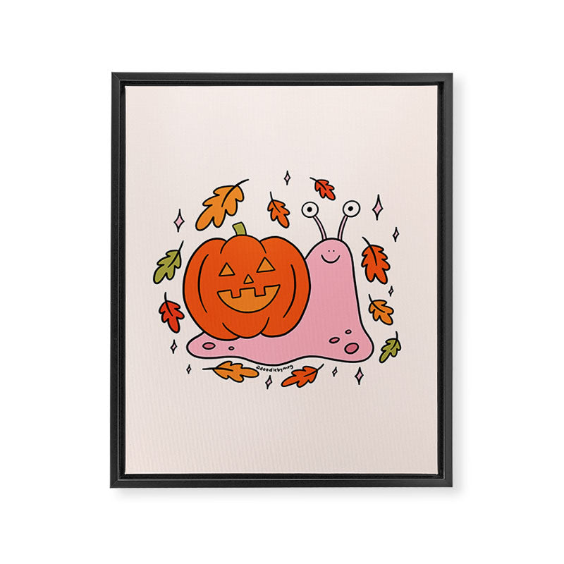 Spooky Snail Framed Canvas Print Gallery Image 8