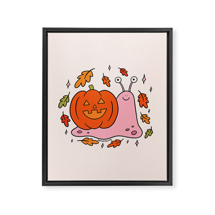 Spooky Snail Framed Canvas Print Gallery Image 1