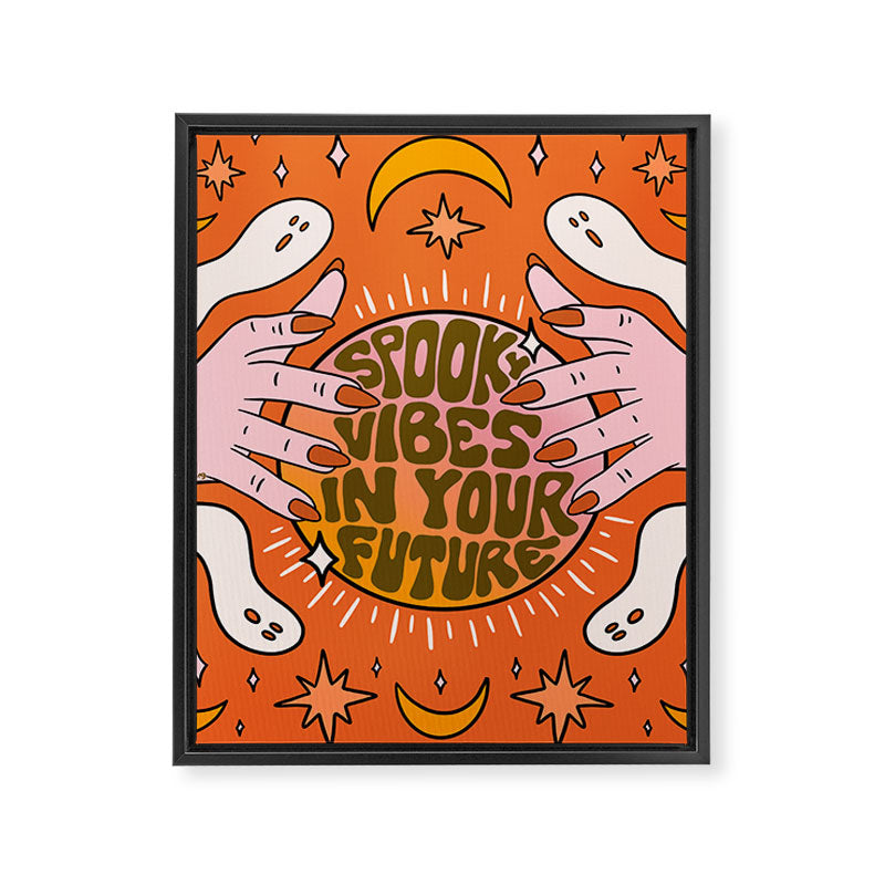 Spooky Vibes in Your Future Framed Canvas Print Gallery Image 8