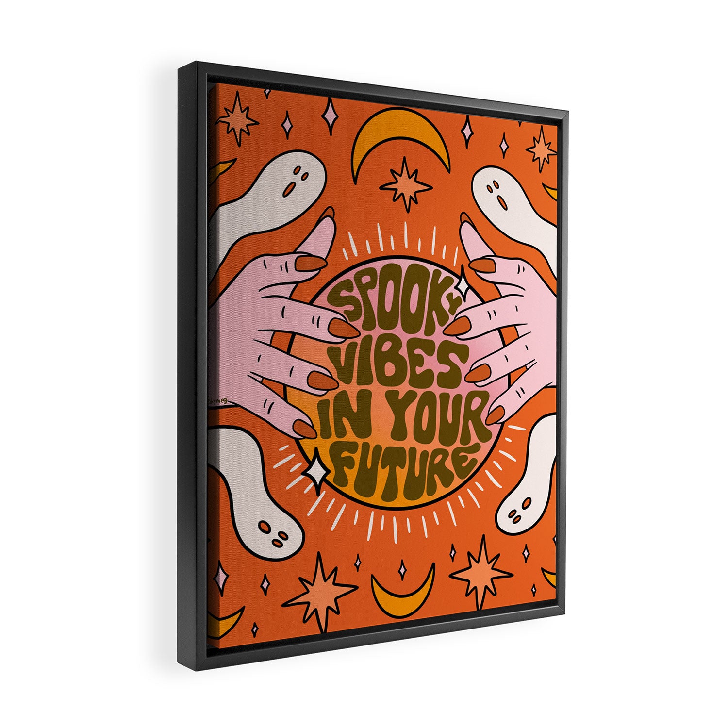 Spooky Vibes in Your Future Framed Canvas Print Gallery Image 2