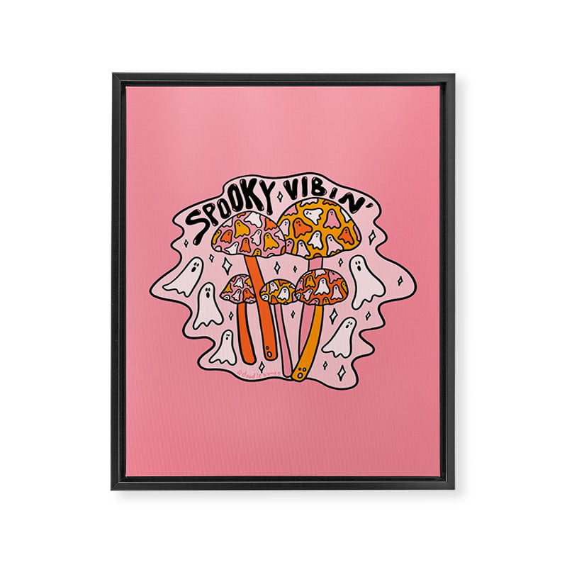 Spooky Vibin' Framed Canvas Print Gallery Image 8