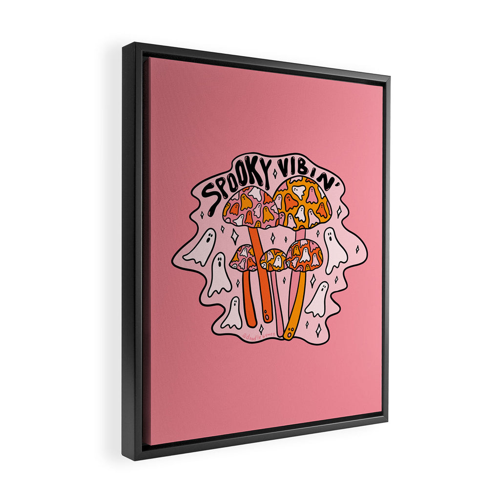 Spooky Vibin' Framed Canvas Print Gallery Image 2