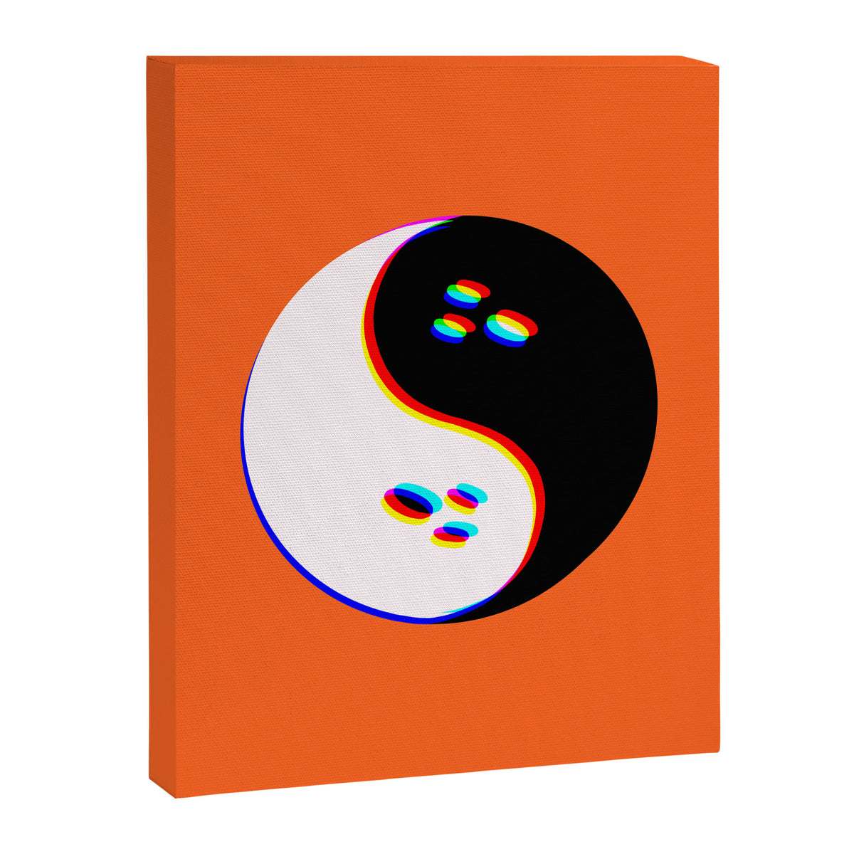 Spooky Yin Yang 3D Canvas Print Gallery Image 8