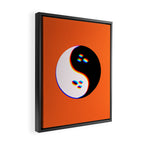 Spooky Yin Yang 3D Framed Canvas Print Gallery Image 2