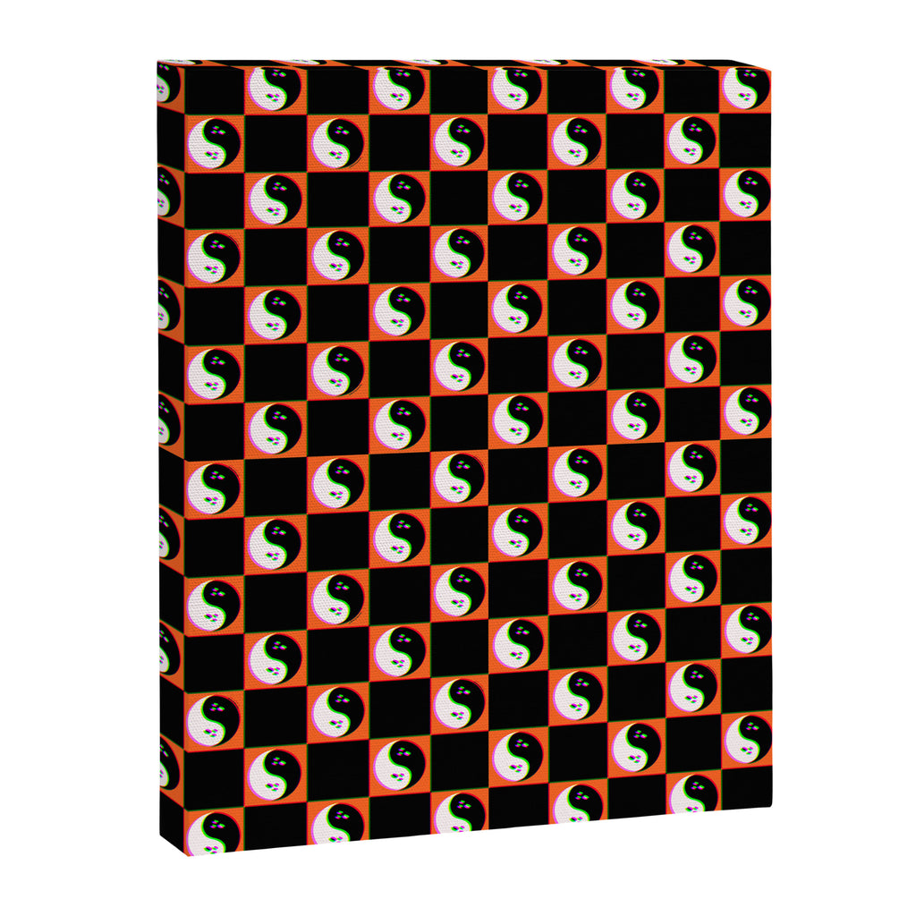 Spooky Yin Yang 3D Print Canvas Print Gallery Image 8