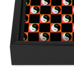 Spooky Yin Yang 3D Print Framed Canvas Print Gallery Image 3