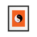 Spooky Yin Yang 3D Framed Art Print Gallery Image 6